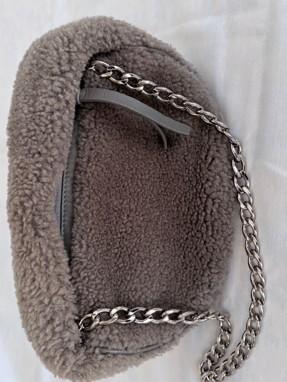 By Far baby Cush shearling mini bag